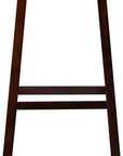 Linon Home Home Saddle Stool, 29 - Inch, 17" w x 11" d x h, Dark Brown, Bar Height - From Where -