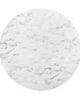 Lippa 54" Round Marble Dining Table - From Where -