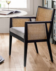 Lisbon Cane Dining Armchair - From Where -