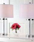 Jeanie 25 Inch H Glass Cylinder Lamp- LIT4013A-SET2