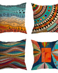 Lively Multicolored Cushion Covers - From Where -