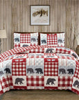 Log Cabin Quilt Set - From Where -
