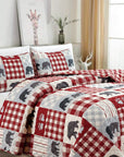 Log Cabin Quilt Set - From Where -
