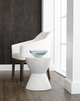 Logan End Table - White - From Where Finds -