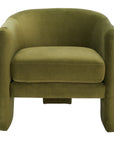 Londyn Velvet Accent Chair - From Where -
