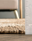 Louie Diamond Checkerboard Jute Rug - From Where Finds -