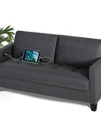 Loveseat Sofa Grey Couch - From Where -