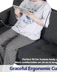 Loveseat Sofa Grey Couch - From Where -