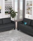 Loveseat Sofa Grey Couch - From Where -