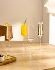 Lucent Champagne Glasses (Set of 4) - From Where Finds -