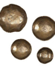 Lucky Coins - 11 Inch Wall Bowl (Set of 4) - From Where -