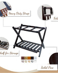 Luggage Rack with Shelf - From Where -