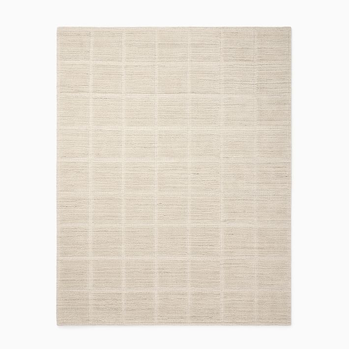 Lumini Grid Easy Care Rug - From Where -
