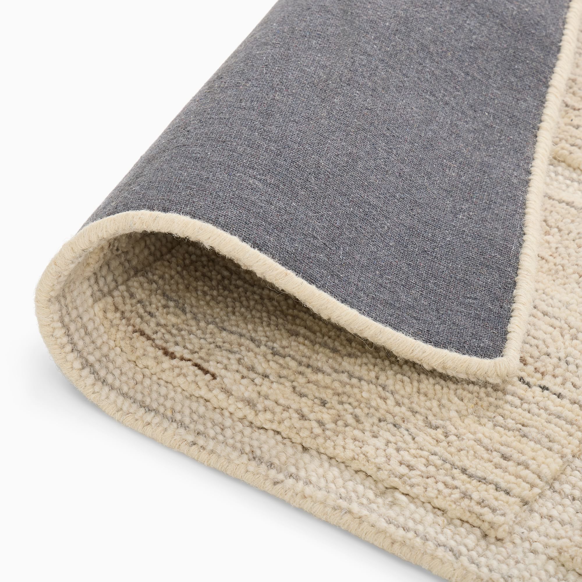 Lumini Grid Easy Care Rug - From Where -