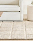 Lumini Grid Easy Care Rug - From Where -