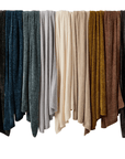 Luxe Chenille Throws - From Where -