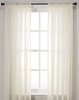 Luxury Sheer Curtain Panels (Set of 2) - From Where -