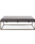 Magdalene Velvet Ottoman Bench - From Where -