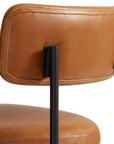 Maison Leather Barstool - From Where -