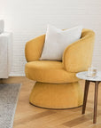 Makeva 31" Swivel Lounge Chair - From Where -