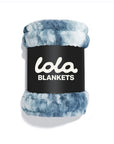 Malibu Blue Faux Fur Throw Blanket - From Where Finds -