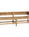 Malibu Woven Bench (64") - From Where -
