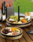 Mango Wood Two - Tier Lazy Susan - From Where -