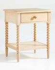 Maple Wood Nightstand - From Where -