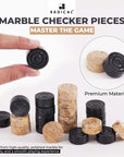 Marble Checkers Board Game - From Where -