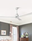 Matte Black Industrial Ceiling Fan - From Where -