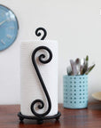 Matte Black Paper Towel Holder - From Where -