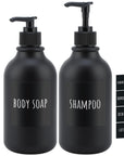 Matte Black Shampoo Dispenser - From Where -