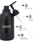 Matte Black Shampoo Dispenser - From Where -