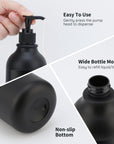 Matte Black Shampoo Dispenser - From Where -
