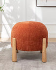 Mayfair Stackable Ottoman Russet - From Where -