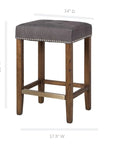 Melania 26" Counter Stool - From Where -