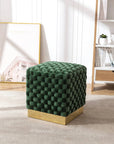 Mercedes Woven Square Ottoman - From Where -