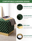 Mercedes Woven Square Ottoman - From Where -