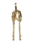 Metal 14"h Horse I llusion Sculpture Gold - From Where -