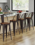 Metal Bar Counter Height Stools - From Where -