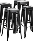Metal Bar Stools (Set of 4) - From Where Finds -