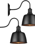 Metal Barn Wall Sconce (Set Of 2) - From Where -