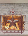 Metal Foldable Fireplace Screen - From Where -