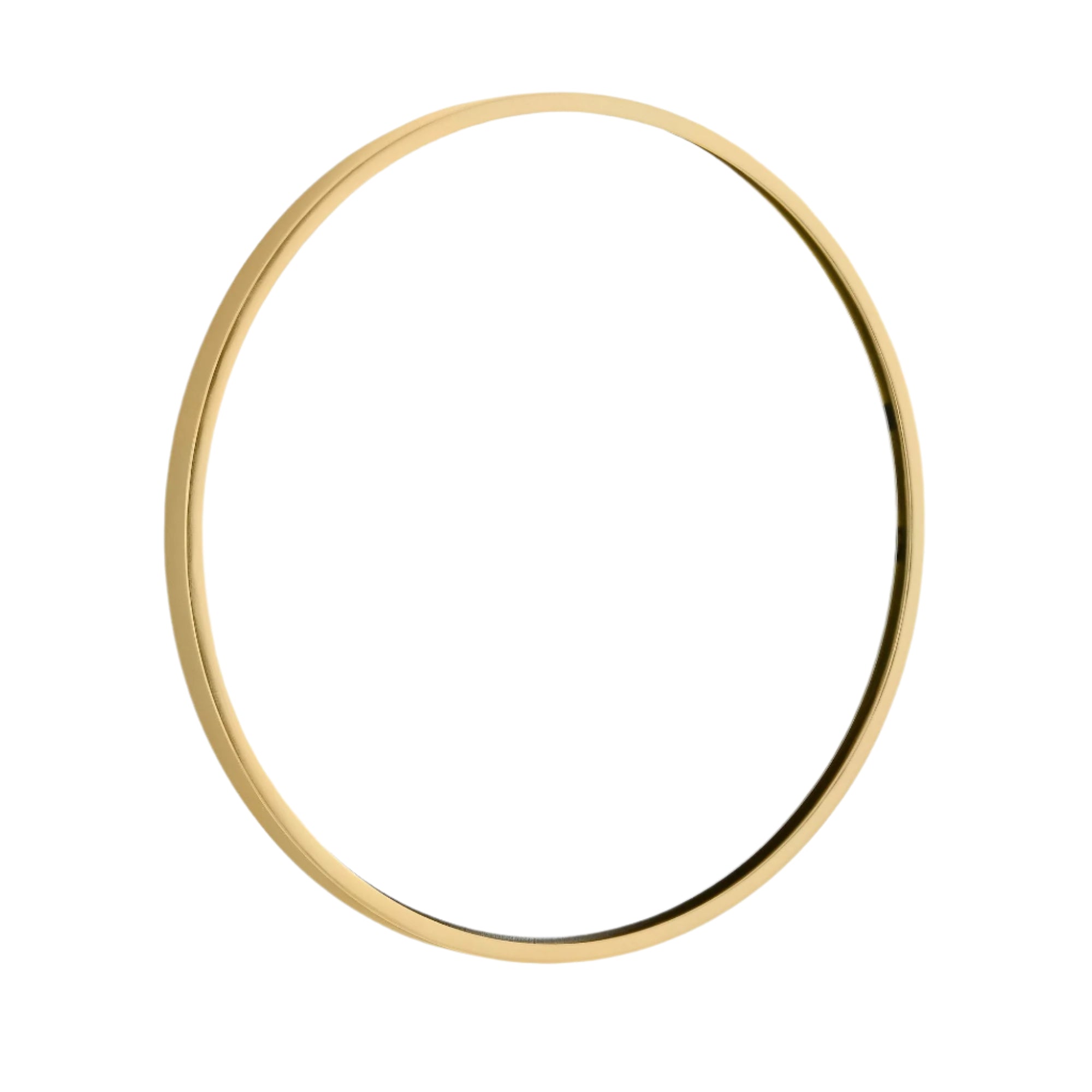 Metal Frame Round Wall Mirror - From Where -