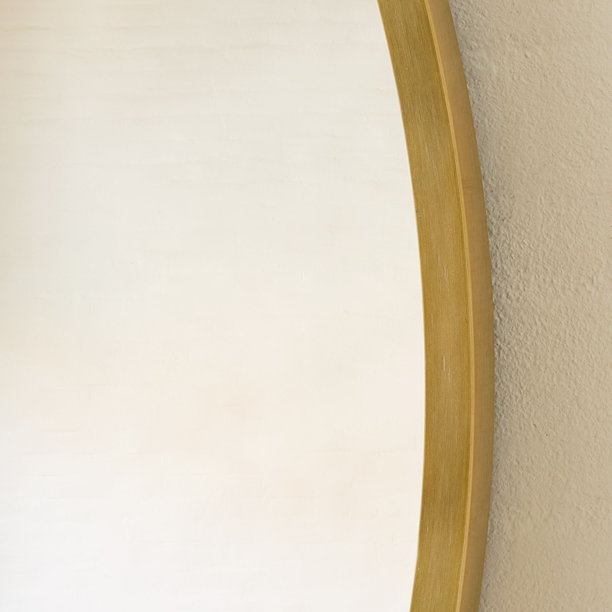 Metal Frame Round Wall Mirror - From Where -