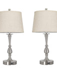 Metal USB Table Lamp (Set of 2) - From Where -