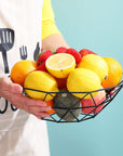Metal Wire Fruit Basket - From Where -