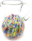 Mexican Hand Blown Glass Pitcher - From Where - Kitchen