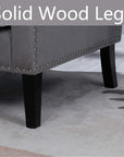 Mid - Century Grey Accent Chair - From Where Finds -