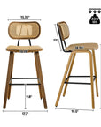 Mid Century Modern Counter Stools - From Where -